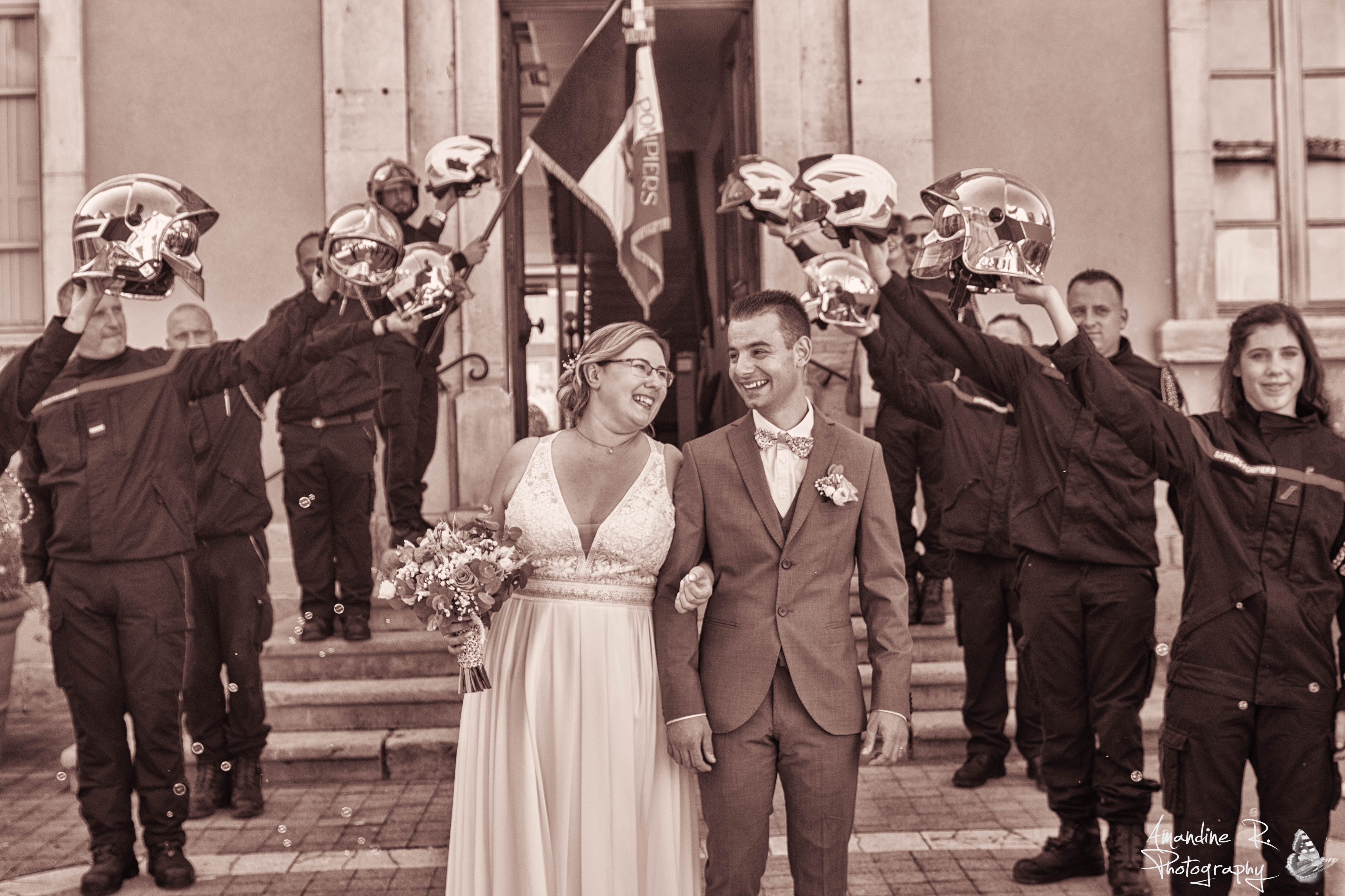 mariage drome provençale tulette pompiers sdis26