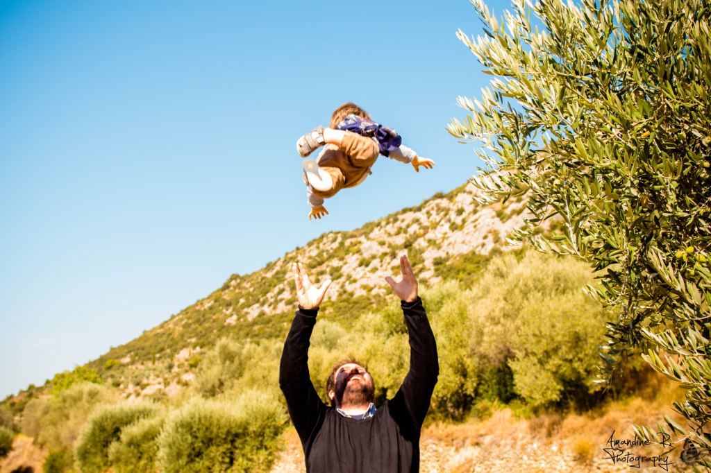 shooting photos famille parents enfant beaumes de venise vaucluse