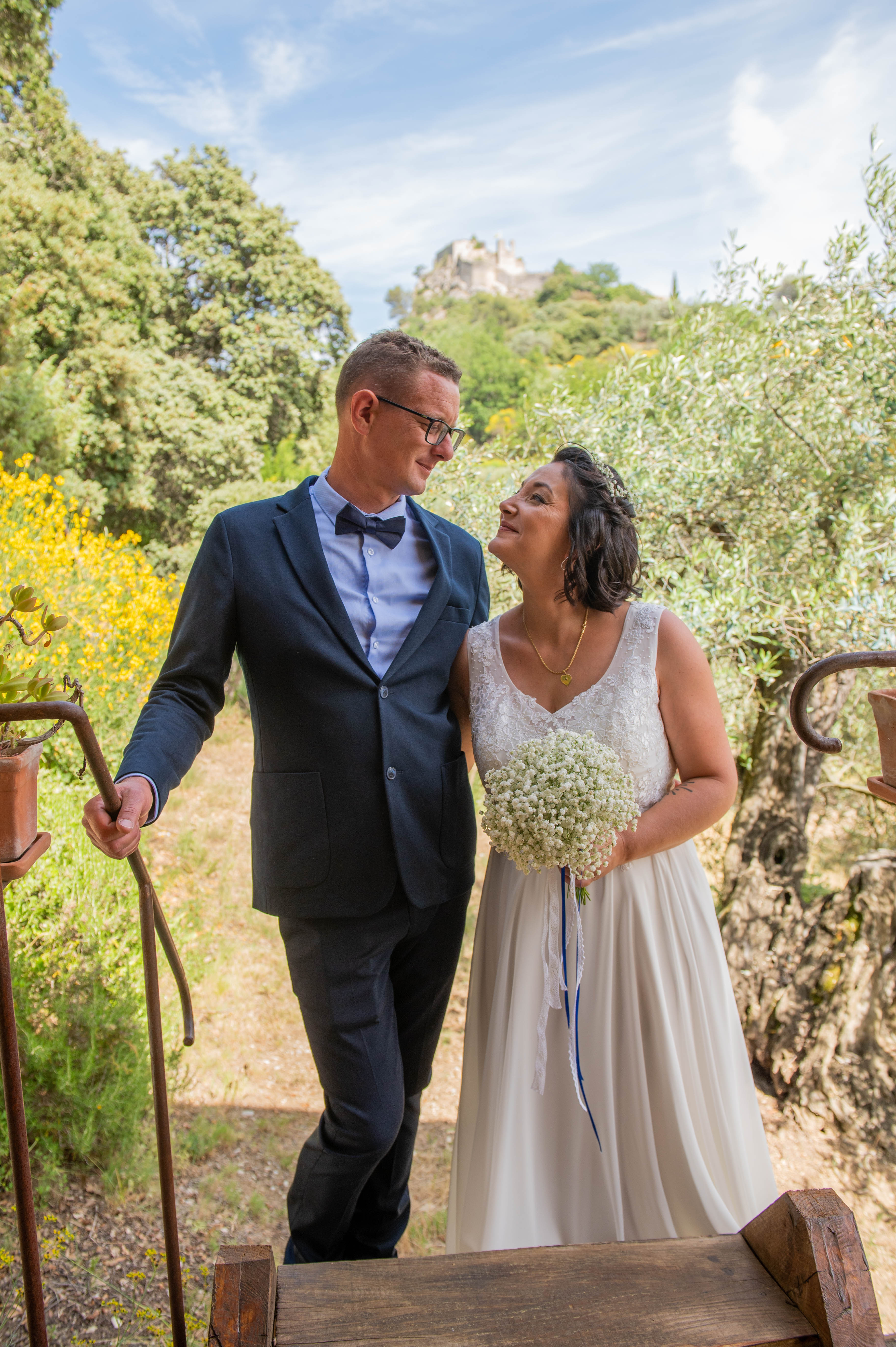 mariage entrechaux vaison la romaine vaucluse provence alpes cotes d'azur